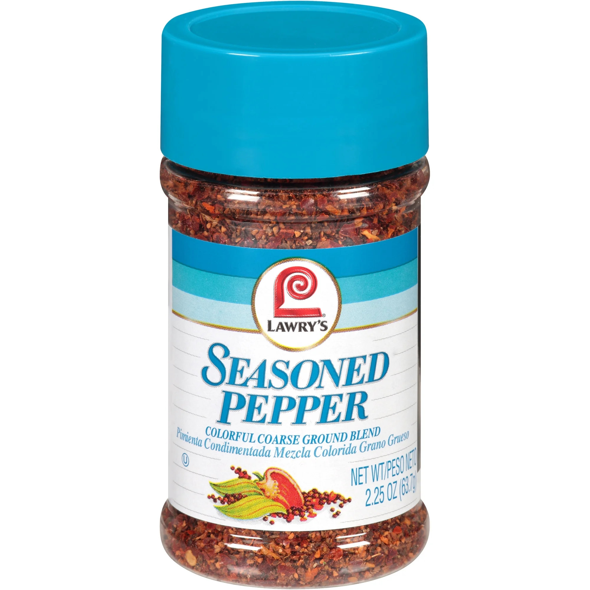 Lawry's Colorful Coarse Ground Blend Seasoned Pepper, 2.25 oz | Walmart (US)