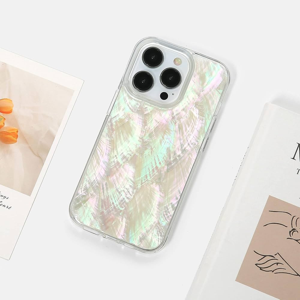 XIMAND for iPhone Case Made with Unique Genuine Seashell, Durable | Stunning Gorgeous | Drop Prot... | Amazon (US)