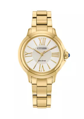 Ladies Classic Ceci - Citizen L Gold-Tone Bracelet Watch. 31.5mm | Belk