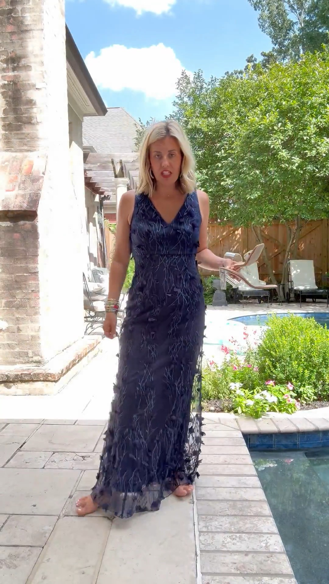 How gorgeous is this new dress?!? I’m in a size 2 and 8 heel.

CODES: 
Allie + Bess - Catherine 20

#LTKWedding #LTKOver40 #LTKSaleAlert