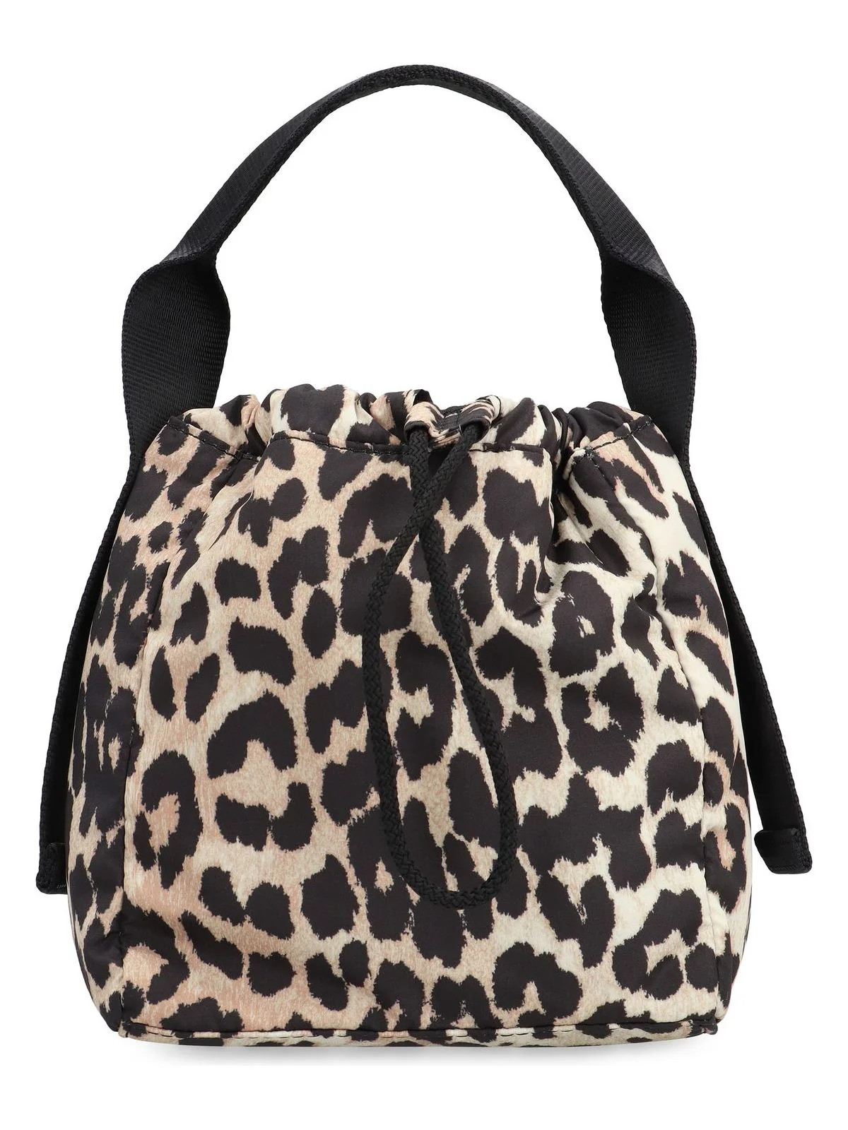 Ganni Women's Leopard Tech Handbag in Animalier | A57435488 Color 943 | LOZURI