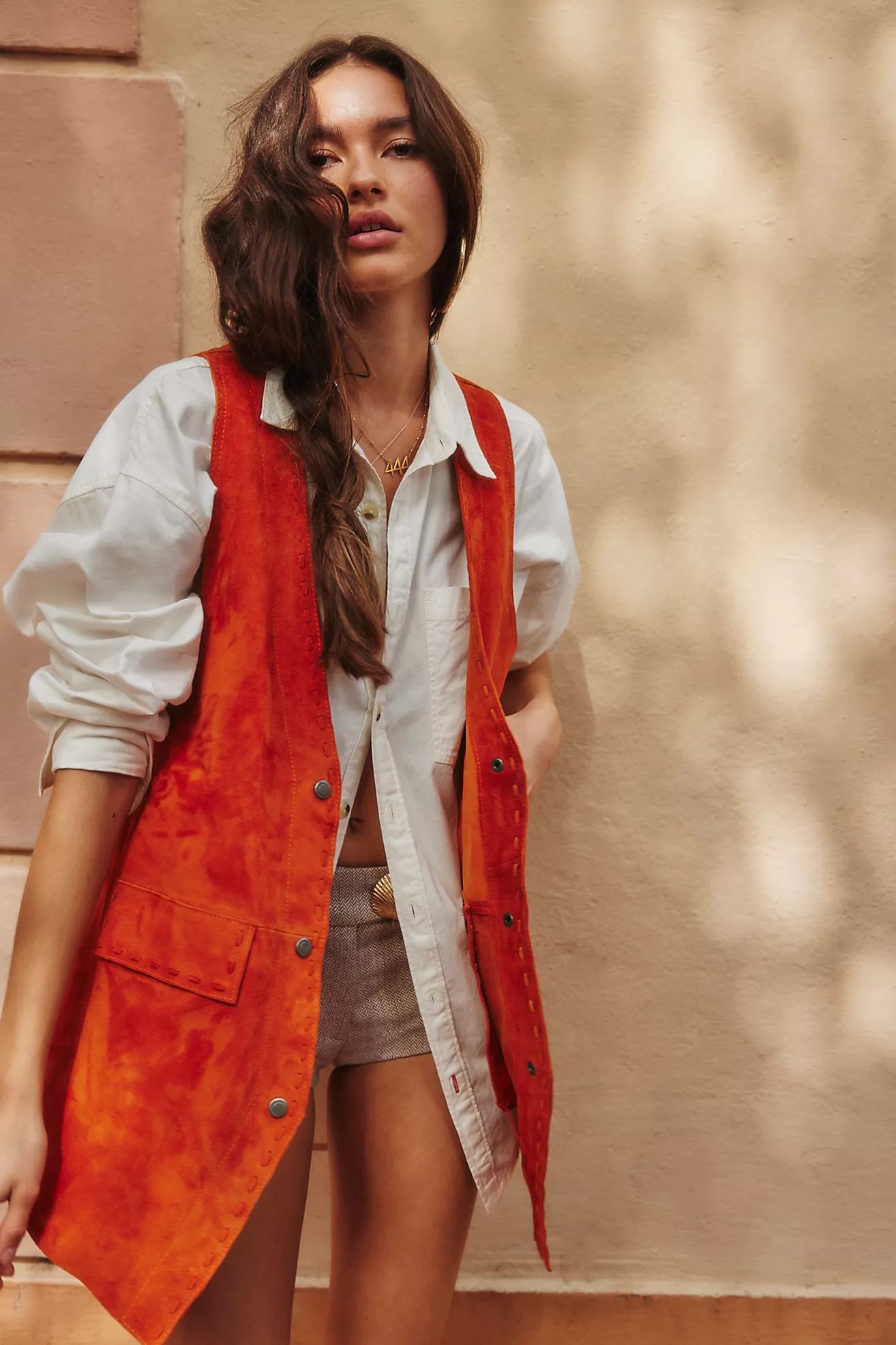 We The Free Low Rider Suede Vest | Free People (Global - UK&FR Excluded)