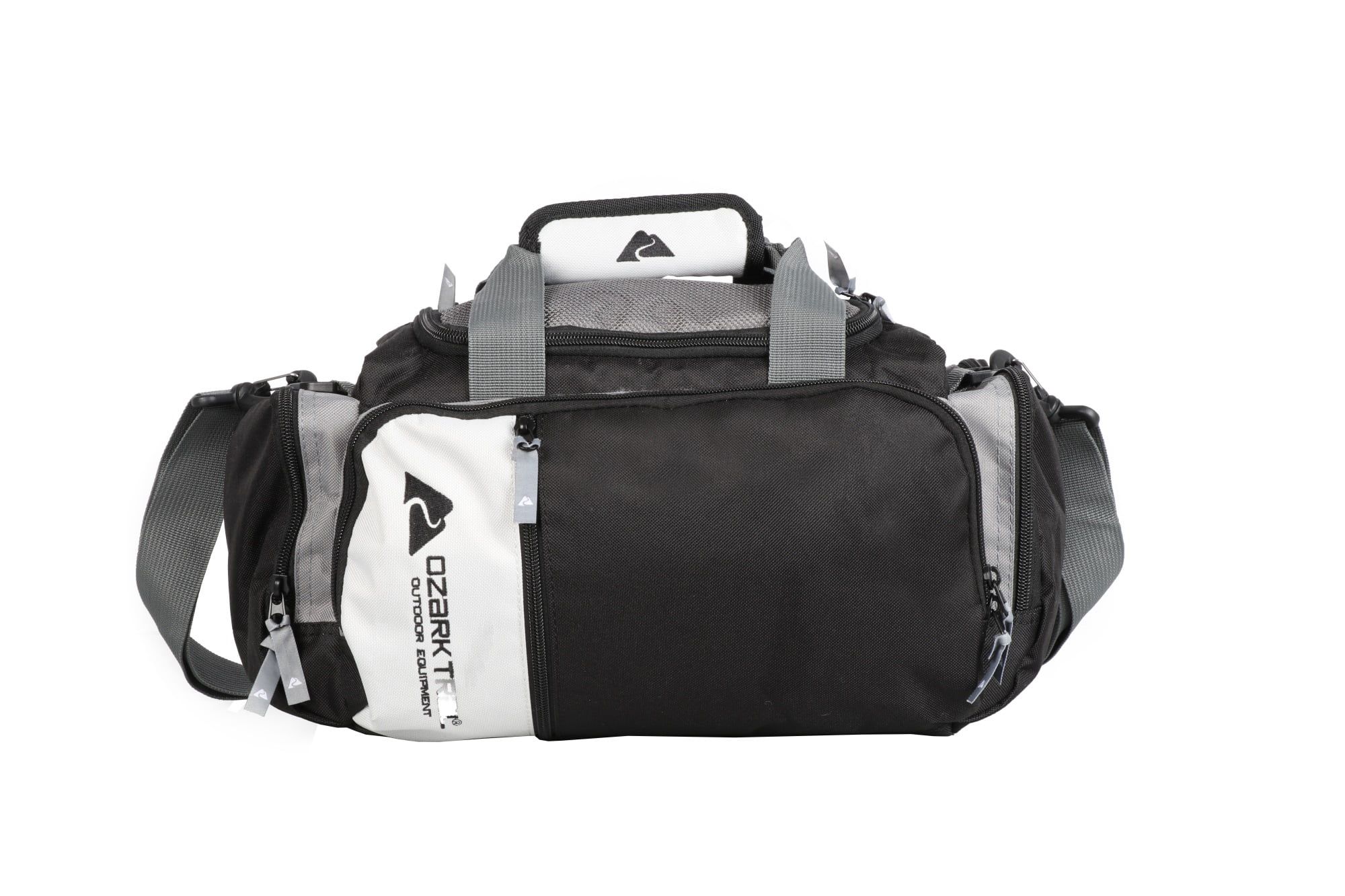 Ozark Trail Gear Duffel Bag with Padded Handle, Solid Black and Silver | Walmart (US)