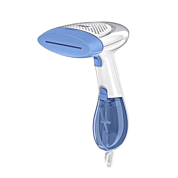 Conair Extreme Steam Hand Held Fabric Steamer with Dual Heat; White / Blue | Amazon (US)