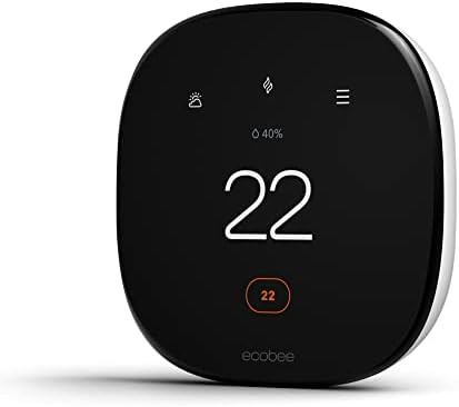 New 2022! ecobee Smart Thermostat Enhanced Works with Alexa & Apple Home Kit, Black | Amazon (CA)