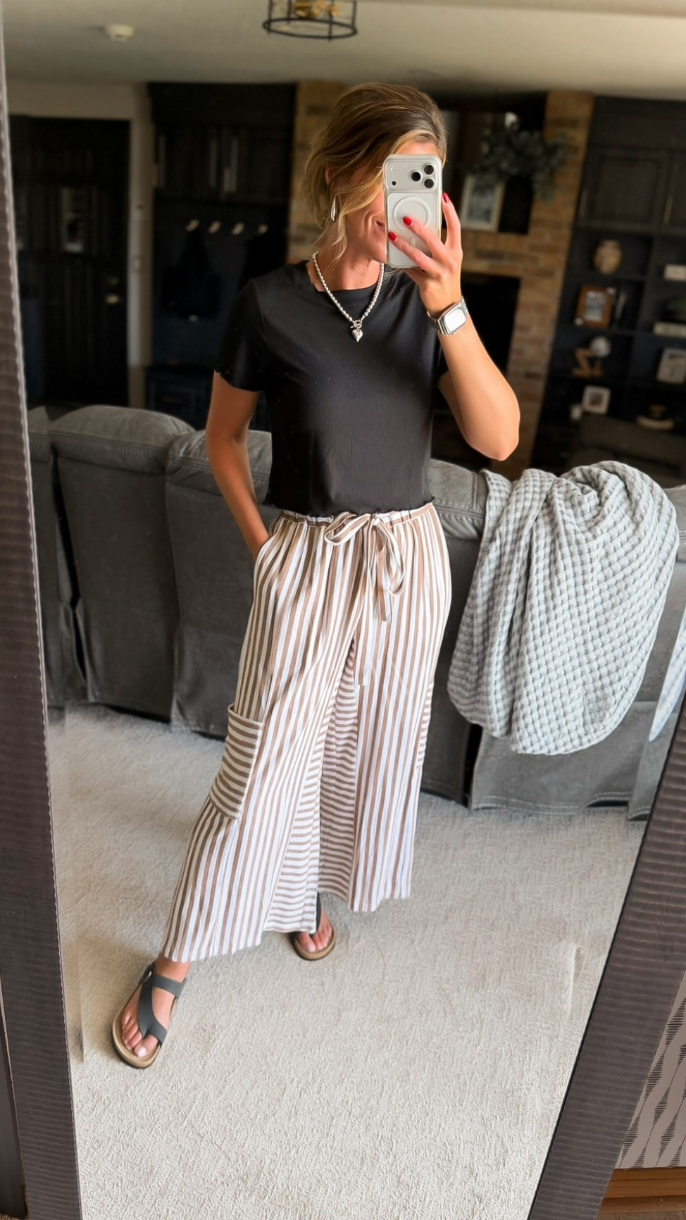 Casual OOTD
Tee/ medium
Pants/ medium
Sandals/ tts

#LTKOver40 #LTKSeasonal #LTKmomlife