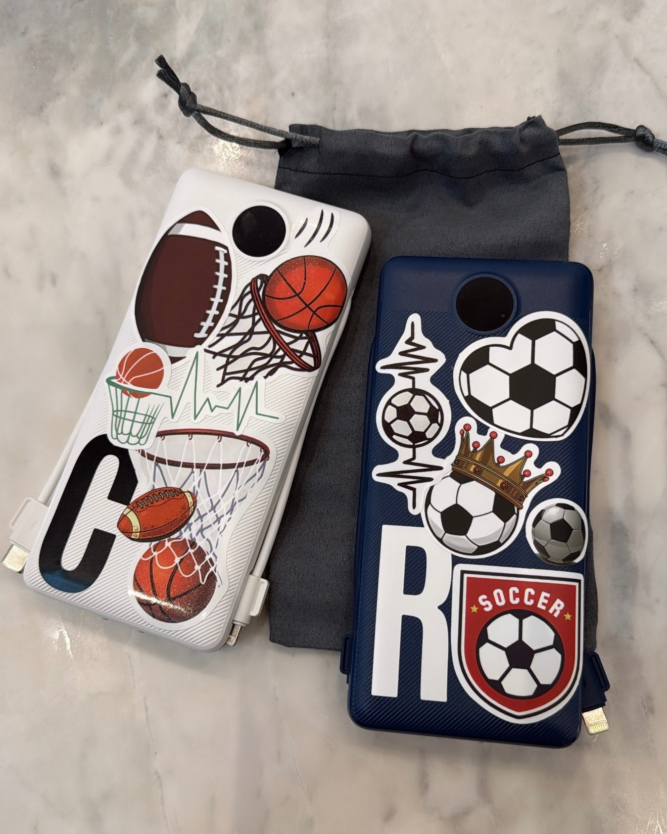 Cute gift idea! Portable chargers! I used 2 inch letters on mine! 



#LTKTravel #LTKKids #LTKGiftGuide