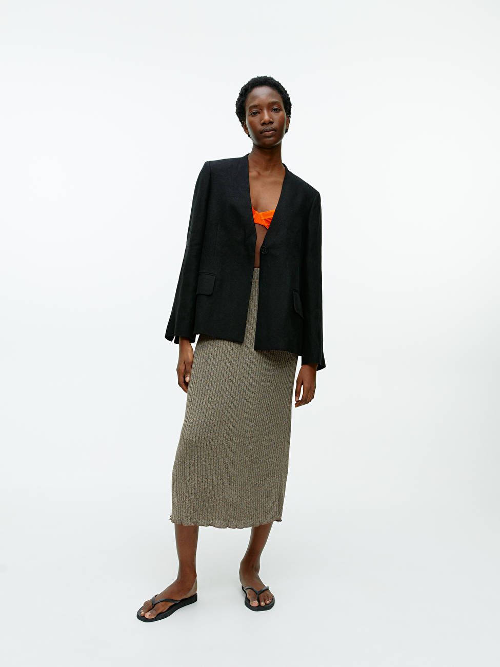 Rib Jersey Skirt | ARKET