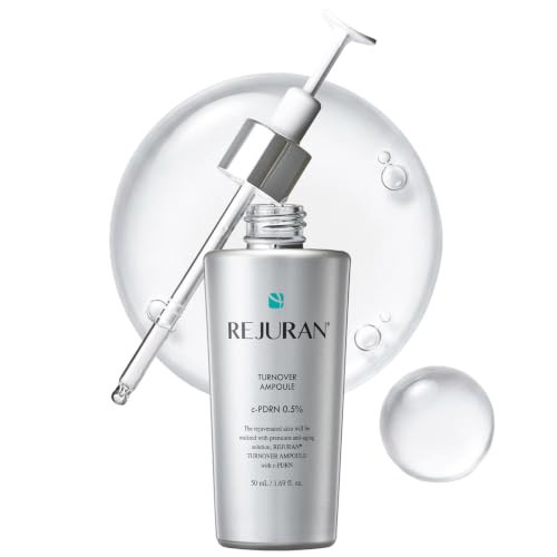 REJURAN® Turnover Ampoule, c-PDRN® [Larger Size] - Original Salmon DNA PDRN Face Serum for Rejuvenation, Firming, Hydration & Youthful Glow, Smooths Skin Texture. Korean Skincare (1.69 fl oz) | Amazon (US)