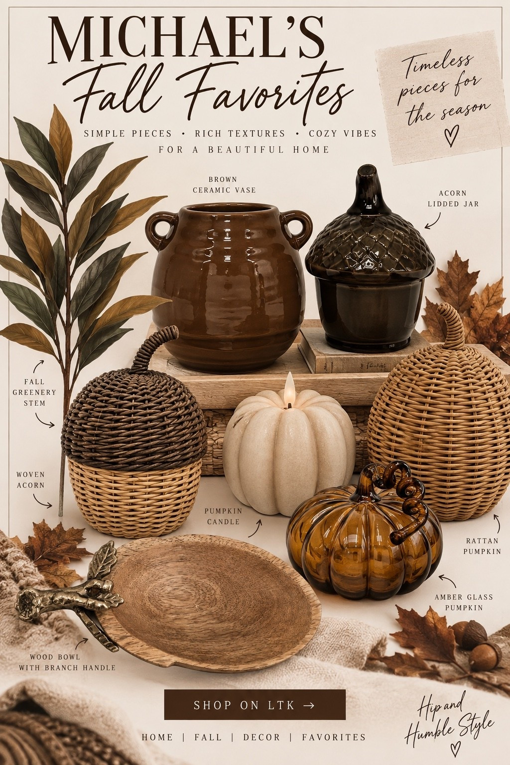 The cutest fall find from Michaels stores that I’ve added to my home this year, fall decor, fall
Stems, pumpkin decor

#LTKSeasonal #LTKHome #LTKSaleAlert