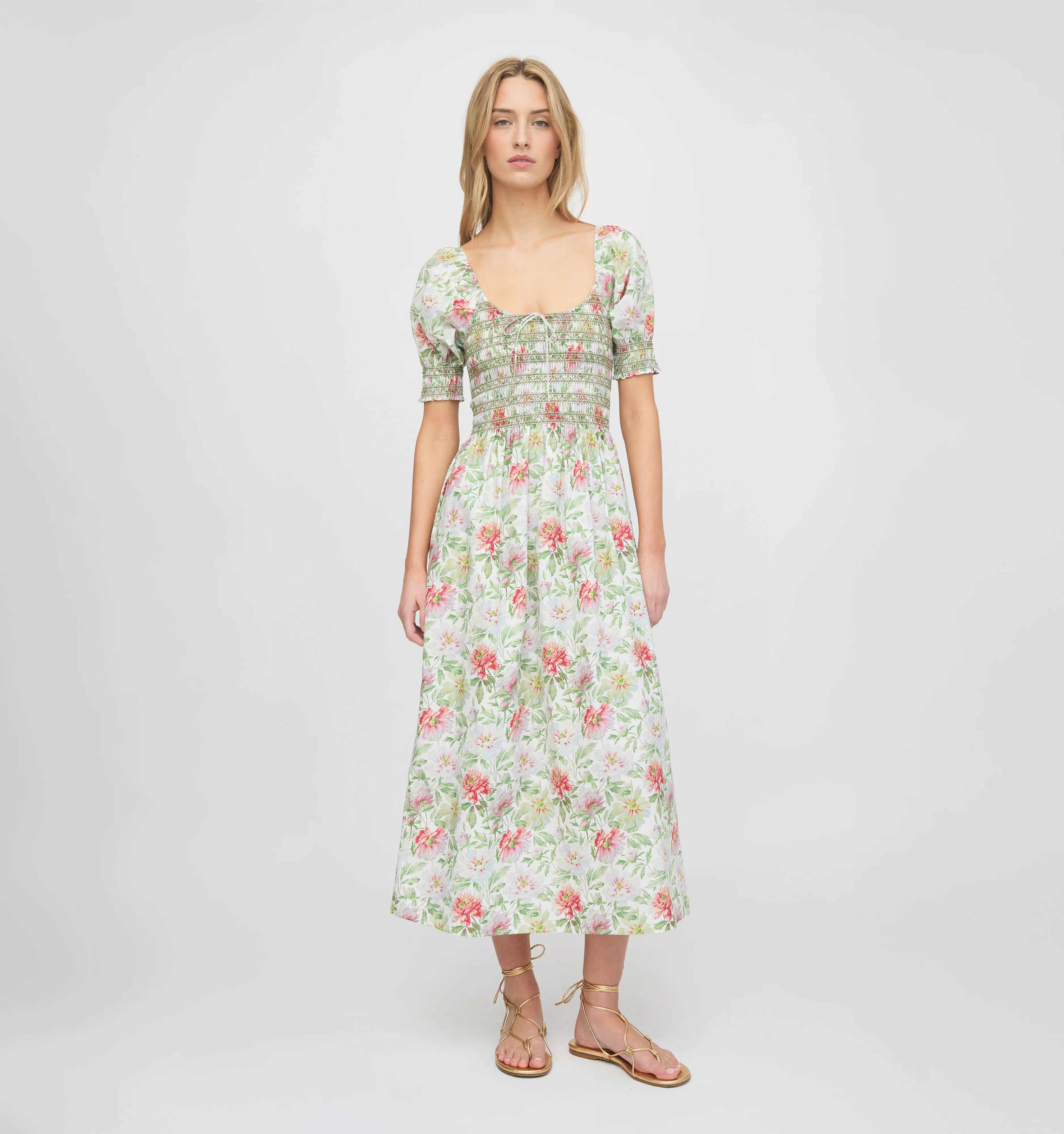 The Madeline Nap Dress - Peony Chintz | Hill House Home US