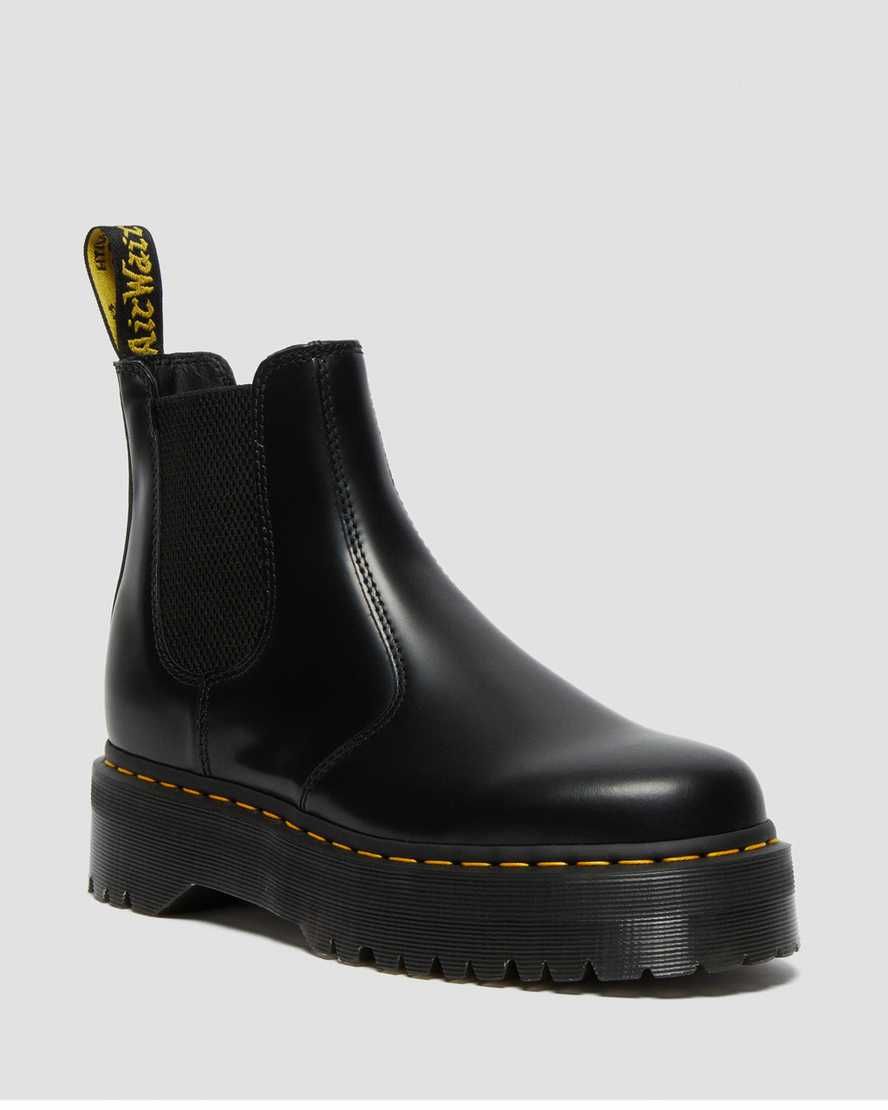 2976 Smooth Leather Platform Chelsea Boots | Dr Martens (UK)