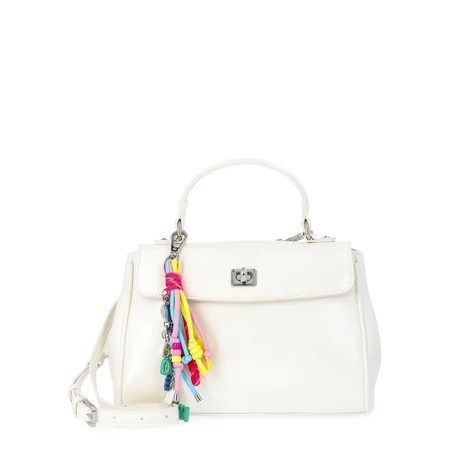 Madden NYC Women's Flap Top Handle Bag, White | Walmart (US)