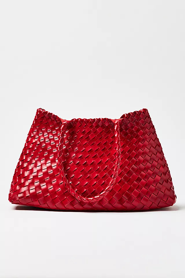 Calla Large Woven Shoulder Bag | Anthropologie (US)
