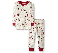 Moon and Back by Hanna Andersson Unisex Kids' Organic Holiday Family Matching 2 Piece Pajama Set,... | Amazon (US)