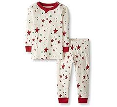 Moon and Back by Hanna Andersson Unisex Kids' Organic Holiday Family Matching 2 Piece Pajama Set,... | Amazon (US)