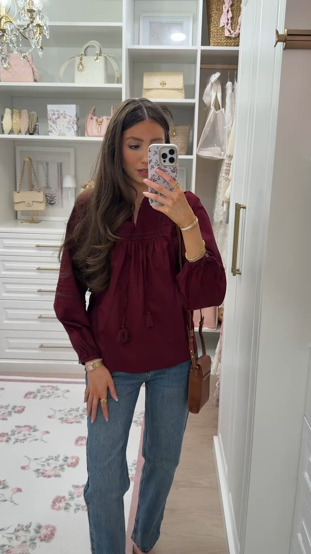 @Walmart fall outfit idea! 100% cotton top paired with the Khaite look for less jeans from Walmart!

#LTKSaleAlert #LTKSeasonal #LTKootd