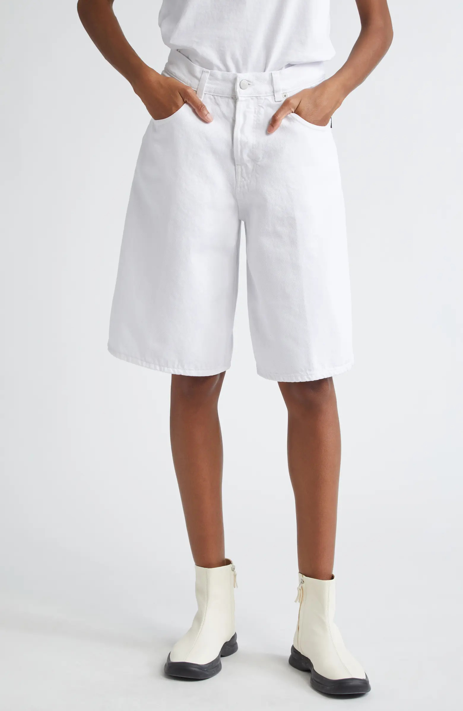Haikure Becky Wide Leg Denim Shorts | Nordstrom | Nordstrom