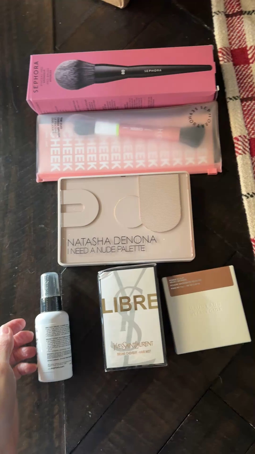 Sephora brushes for cheek and bronzer brush have been great. Natasha denona I need a nude great pigmented eye shadows beautiful colors. Haus labs bronzer great but came with a crack in it. Brush cleaner and I’ve been using everyday YSL libre hair Mist! All from Sephora haul 

#LTKSaleAlert #LTKBeauty #LTKselfcare