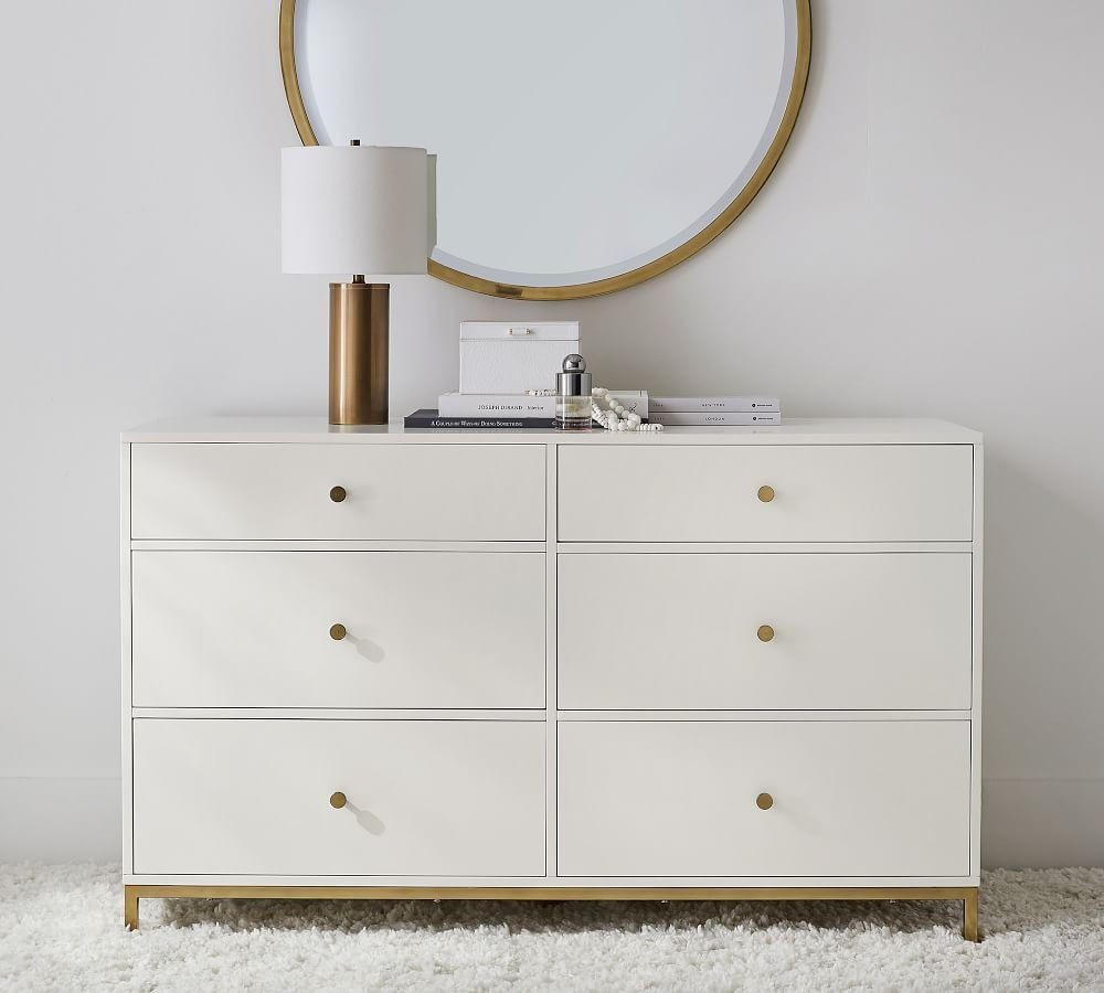 Delaney 6-Drawer Wide Dresser | Pottery Barn (US)
