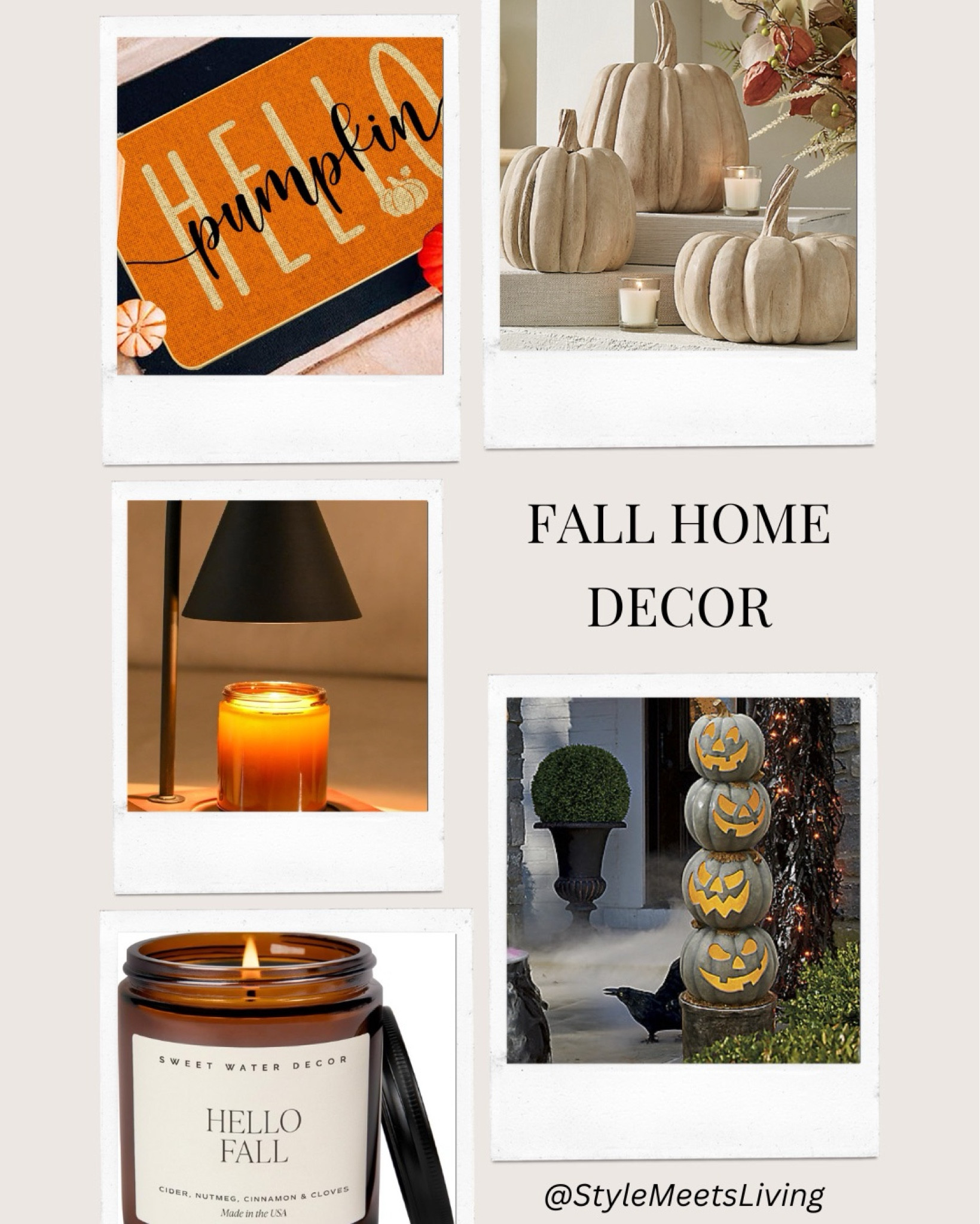 Cozy up your home this fall with seasonal decor! 🍁 From doormats to decorative pumpkins, these pieces add autumn charm to any home . Shop now!

#fallhomedecor
#cozyfalldecor
#seasonalhomedecor
#falldecoressentials

#LTKSeasonal #LTKHome #LTKHalloween