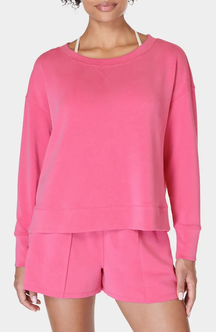 Sweaty Betty Sand Wash CloudWeight Sweatshirt | Nordstrom | Nordstrom