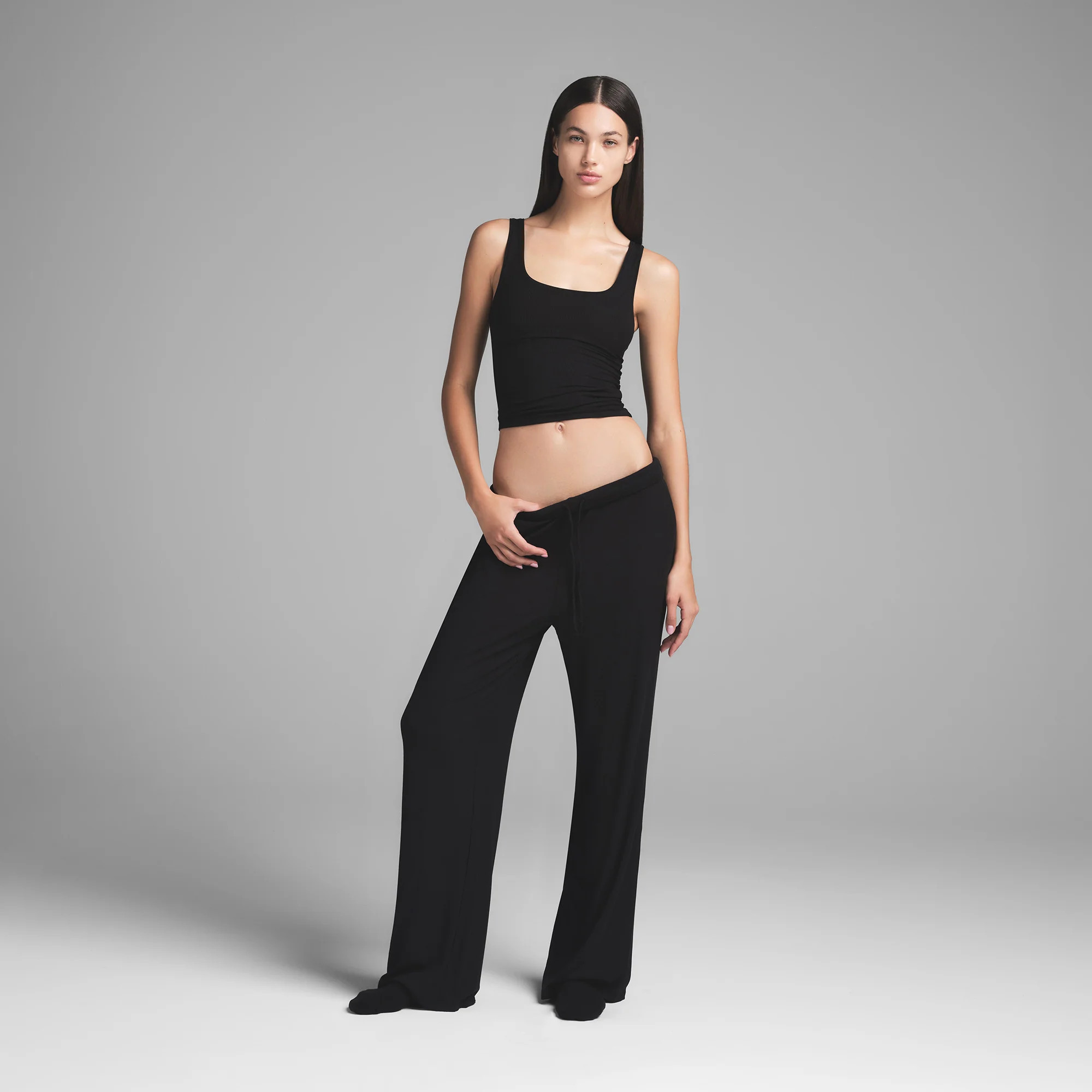 SKIMS Loose Pants | Black | Medium | Soft Lounge | SKIMS (US)