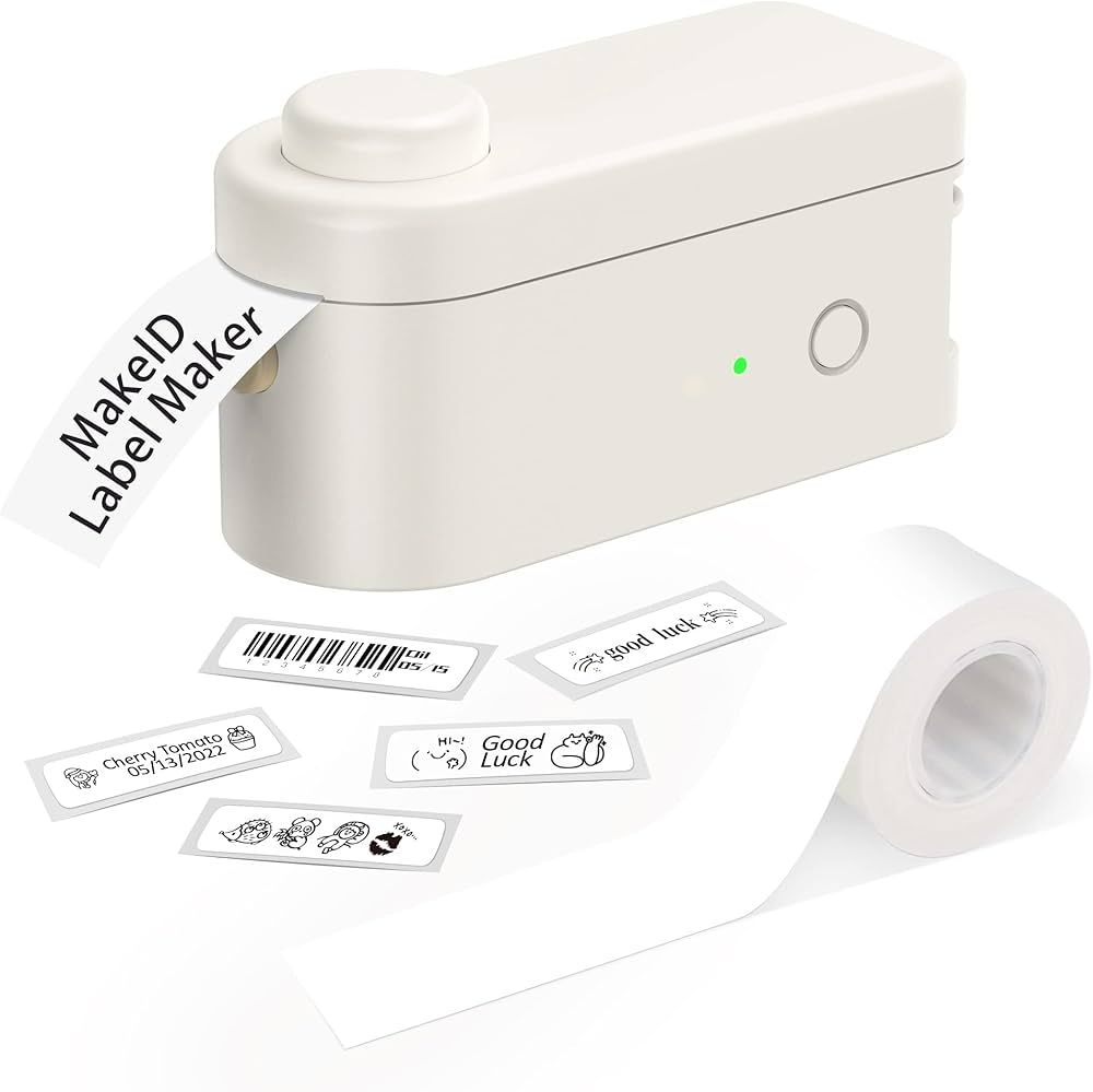 Makeid Label Maker Machine with Tape - Portable & Rechargeable Label Makers with Built-in Cutter.... | Amazon (US)