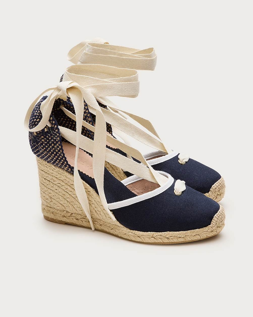 Made-in-Spain espadrille lace-up wedges | J. Crew US