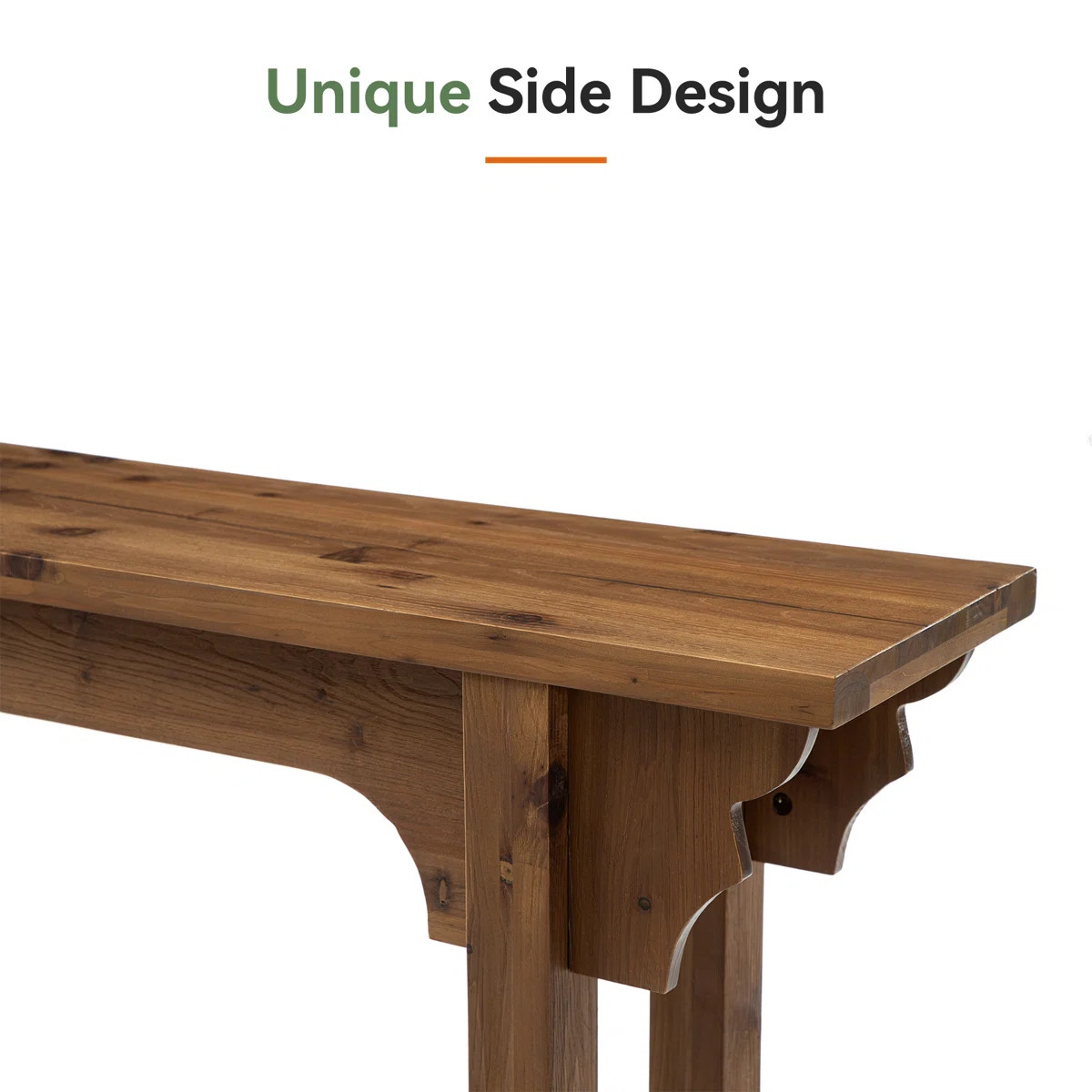 63" Mid-Century Modern Solid Wood Console Table for Entraway, Living Room, Hallway, Foyer | Wayfair North America