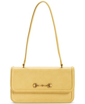 Loraine Embossed Lizard Flap Shoulder Bag | Macy's