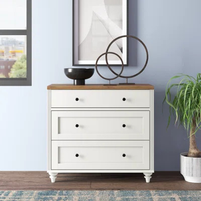 Scarlett 3 Drawer 33.9" W Dresser | Wayfair North America