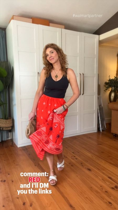 I LOVE a good fiery orange-red for summer and Walmart has some of my favorites finds this summer! Comment: RED and I’ll send you all the links and sizing details!

@walmartfashion @walmart #walmartpartner #walmartfashion #walmartfinds 
#Budgetstyle #summerstyle #summeroutfitideas #Easystyle #momstyle


#LTKStyleTip #LTKFindsUnder50 #LTKOver40