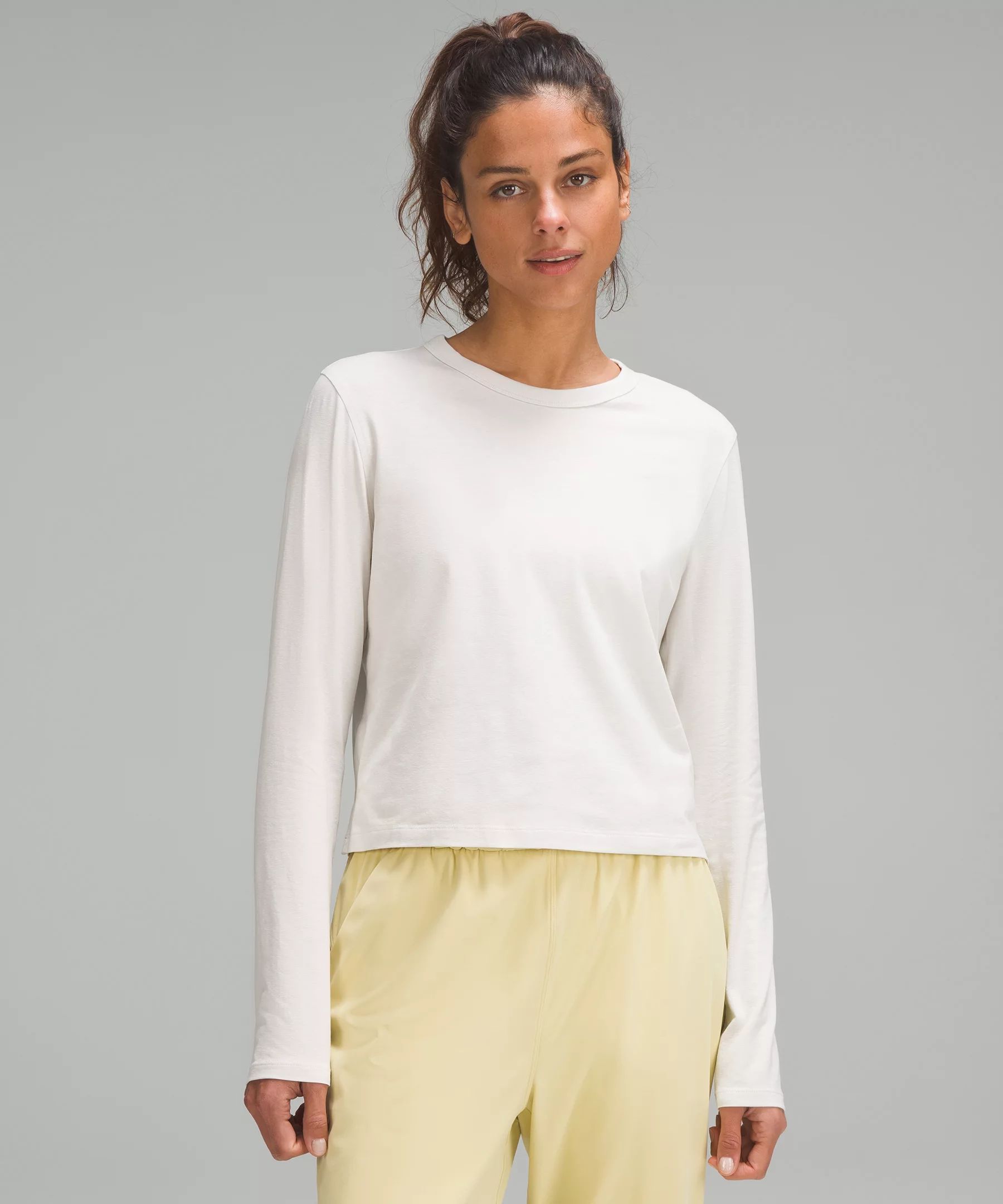 Classic-Fit Cotton-Blend Long-Sleeve Shirt | Women's Long Sleeve Shirts | lululemon | lululemon (CA)