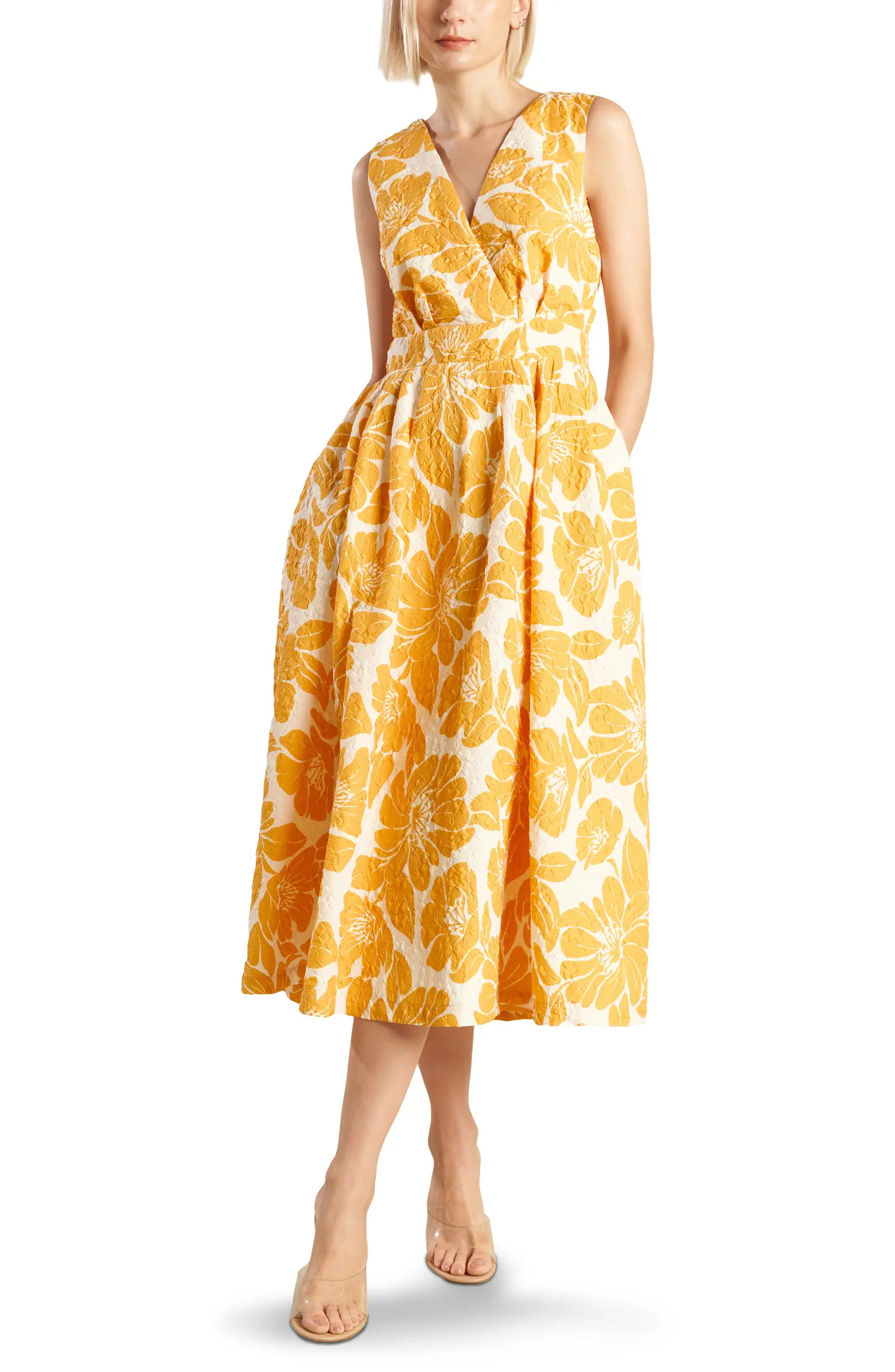 FREEMARKET Floral Print Sleeveless Sundress | Nordstrom | Nordstrom