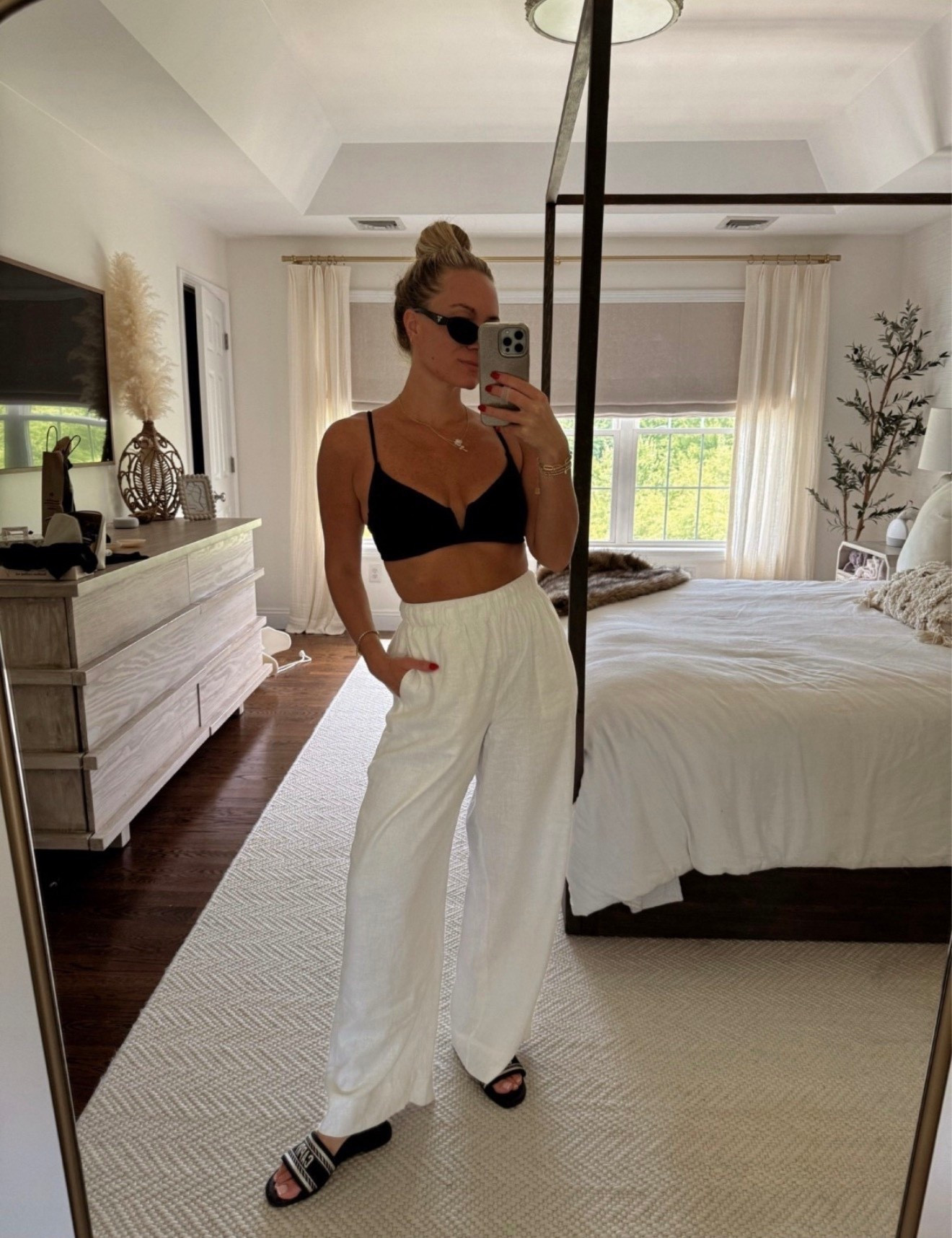 Easy Spring Break beach or pool day outfit. Black bikini + linen pants. 


Spring break ootd, black bathing suits, why to wear spring break, 

#LTKTravel #LTKSwim #LTKSeasonal