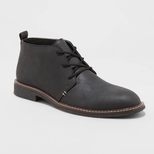 Men's Granger Chukka Boots - Goodfellow & Co™ Black | Target