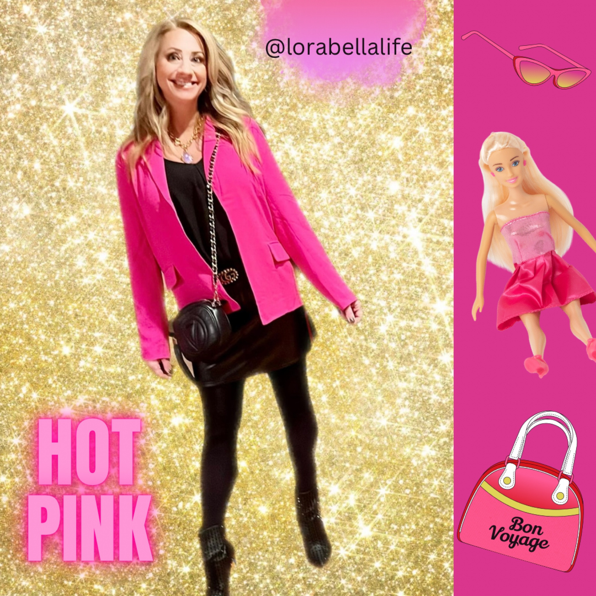 Holiday Outfit 💖Hot Pink “Barbie” inspired #holidayoutfit💖 #barbiecore #pink 

#LTKHoliday #LTKstyletip #LTKsalealert