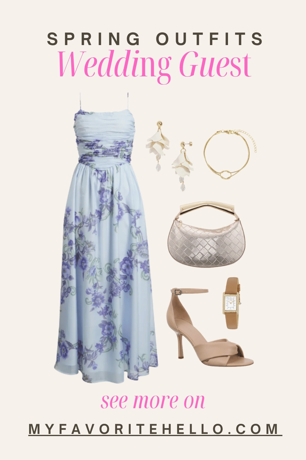 Spring dress outfit, wedding guess dress outfitt

#LTKOver40 #LTKMidsize #LTKWedding