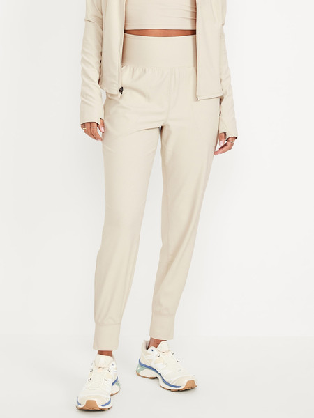 High-Waisted PowerSoft Rib 7/8 Joggers | Old Navy (US)