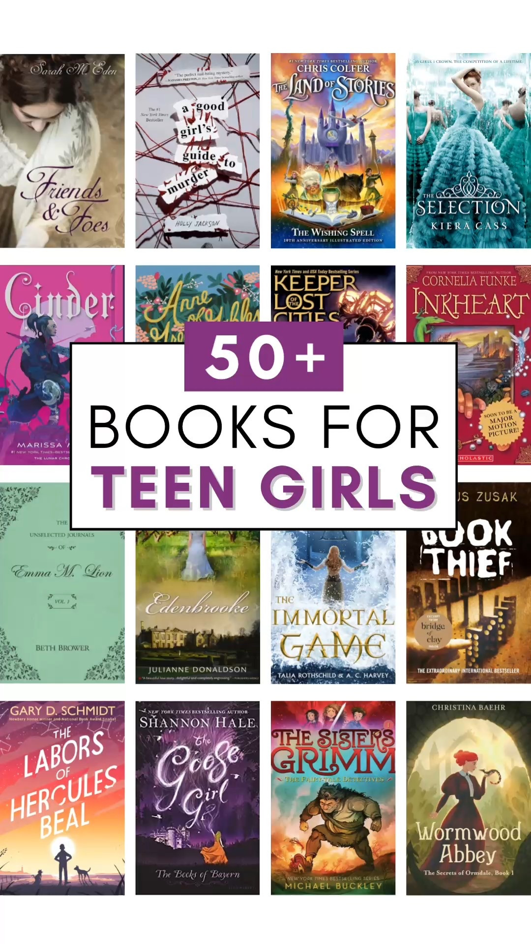After my teen boy book list went wild - I KNEW we needed a teen girl edition. 
These books rank in the top! 📕 