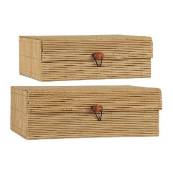 Ib Laursen Set of 2 Bamboo Storage Boxes - Trouva | Trouva (Global)