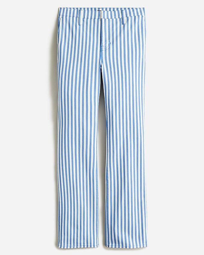 Slim demi-boot chino pant in stripe | J. Crew US