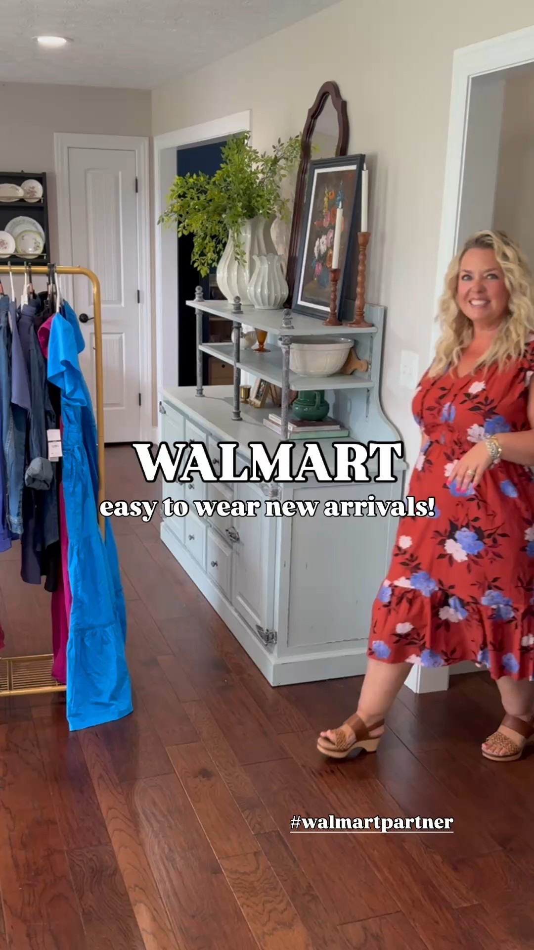 From floral midi & maxi dresses to COMFY jeans with tons of stretch & affordable graphic tees, these new arrivals at Walmart won’t disappoint! All of these looks are perfect right now while it’s still hot out but will transition effortlessly into fall too! 
Sizing info: I’m wearing my true Large in all except the tshirts, I did a medium as I wanted them to be more fitted but they still a bit oversized at that. Jeans I’m in 14 in both, 14 short in the trouser jeans. I’m 5’2” & they are perfect with a wedge heel, would still be a tad long in flats though. 

@walmartfashion #walmartpartner #walmartfashion

#LTKMidsize #LTKPetite #LTKOver40