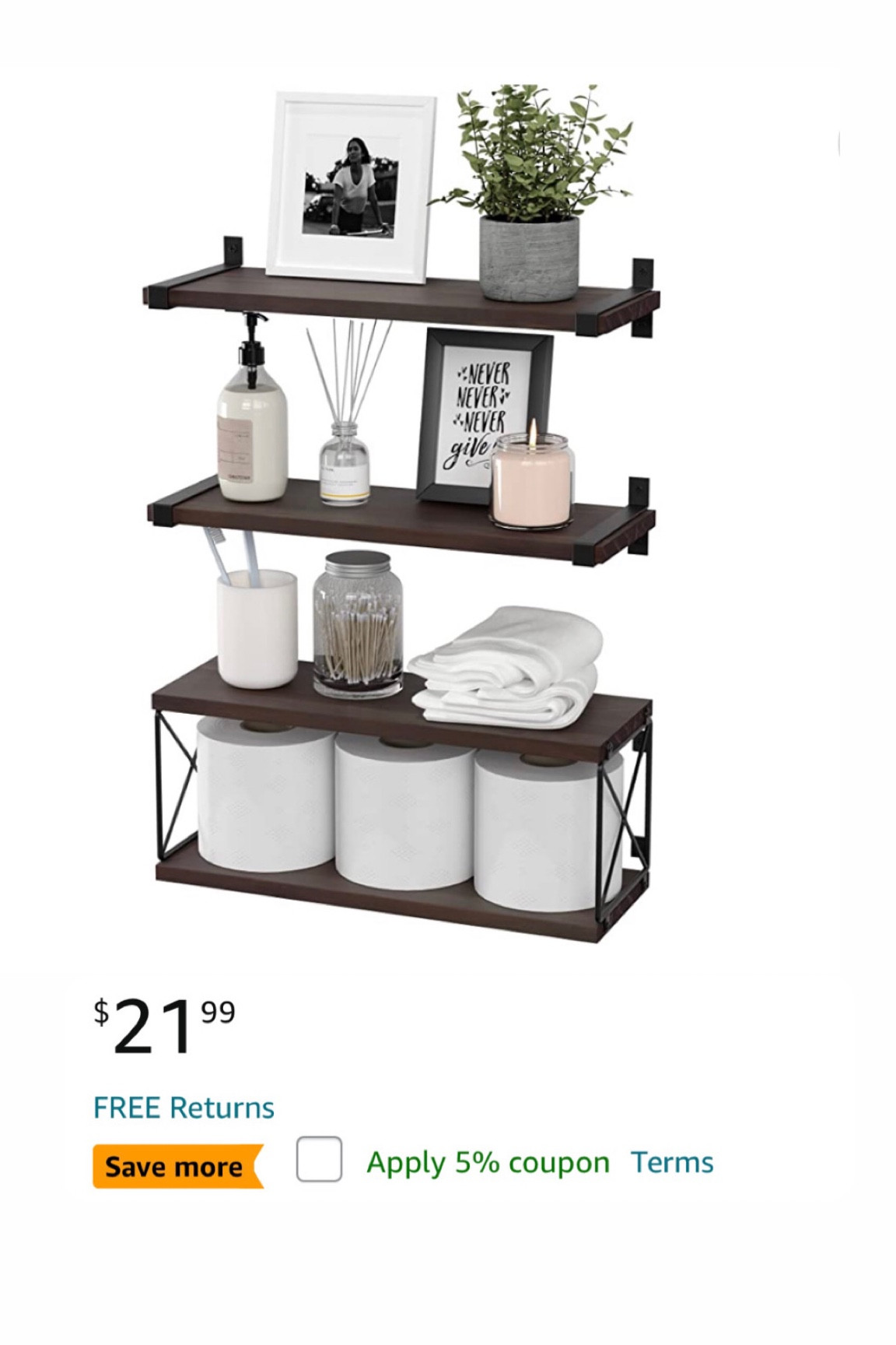 Amazon home. Floating Shelves Wall Mounted

#LTKsalealert #LTKhome #LTKunder50