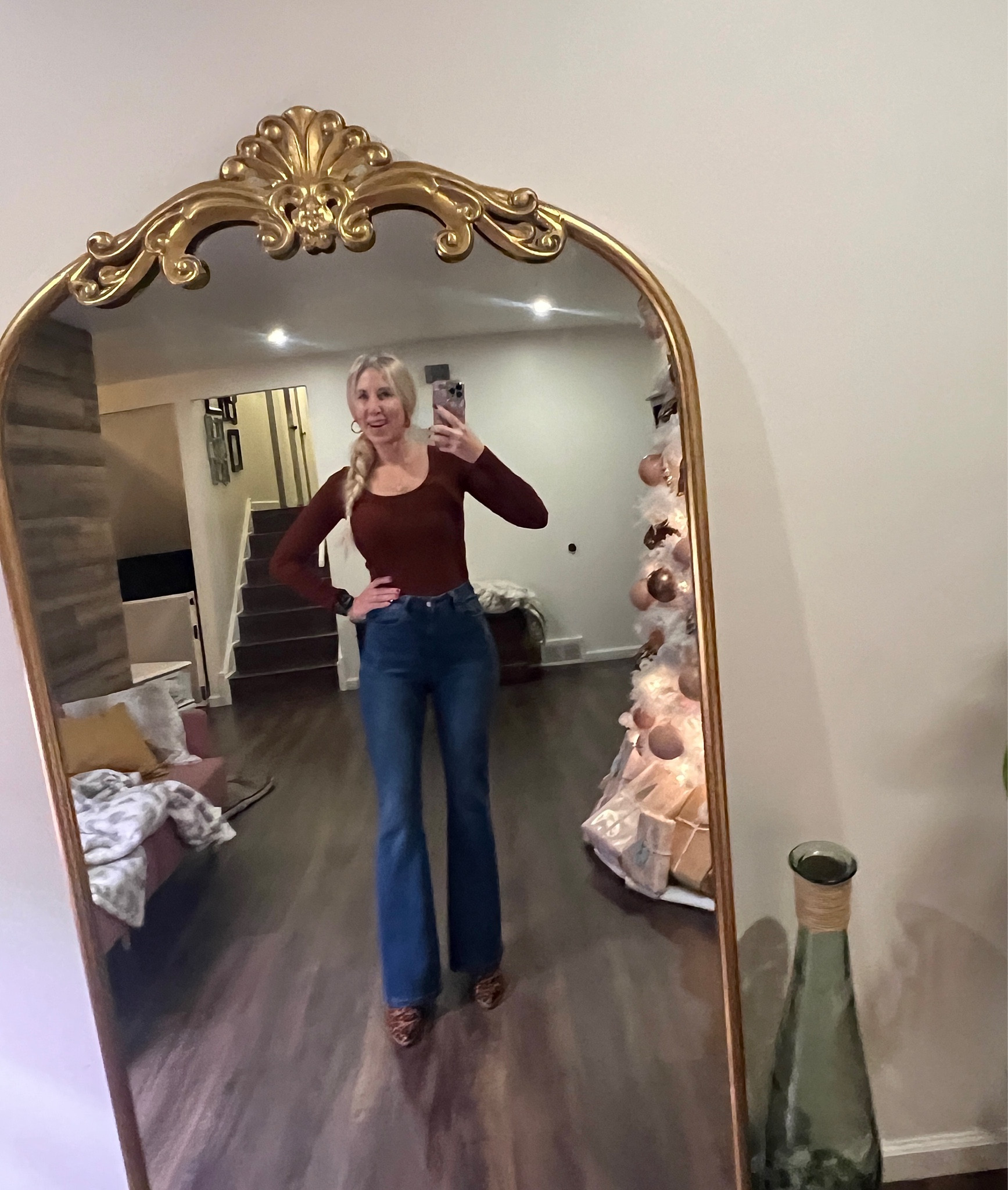 #fittedsweater #target #jeans #casual #boots #leopardprint #seasonal #winteroutfit

#LTKover40 #LTKSeasonal #LTKworkwear