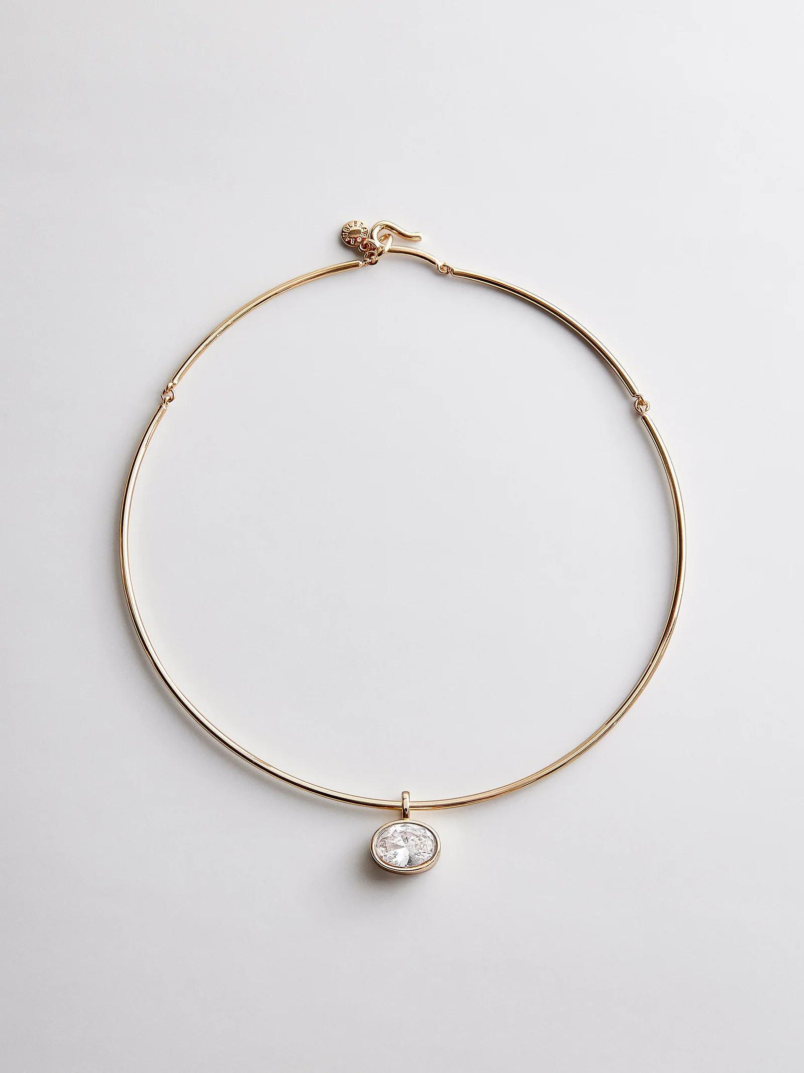Lexi Crystal Collar Necklace - Gold | BaubleBar