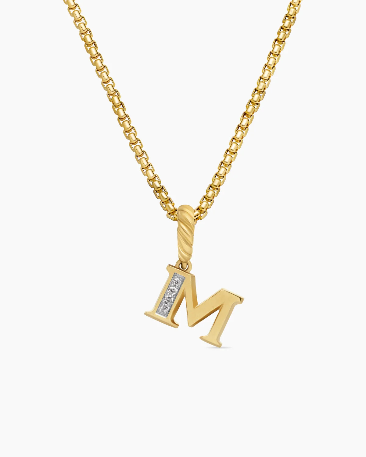 Pavé Initial Pendant | David Yurman