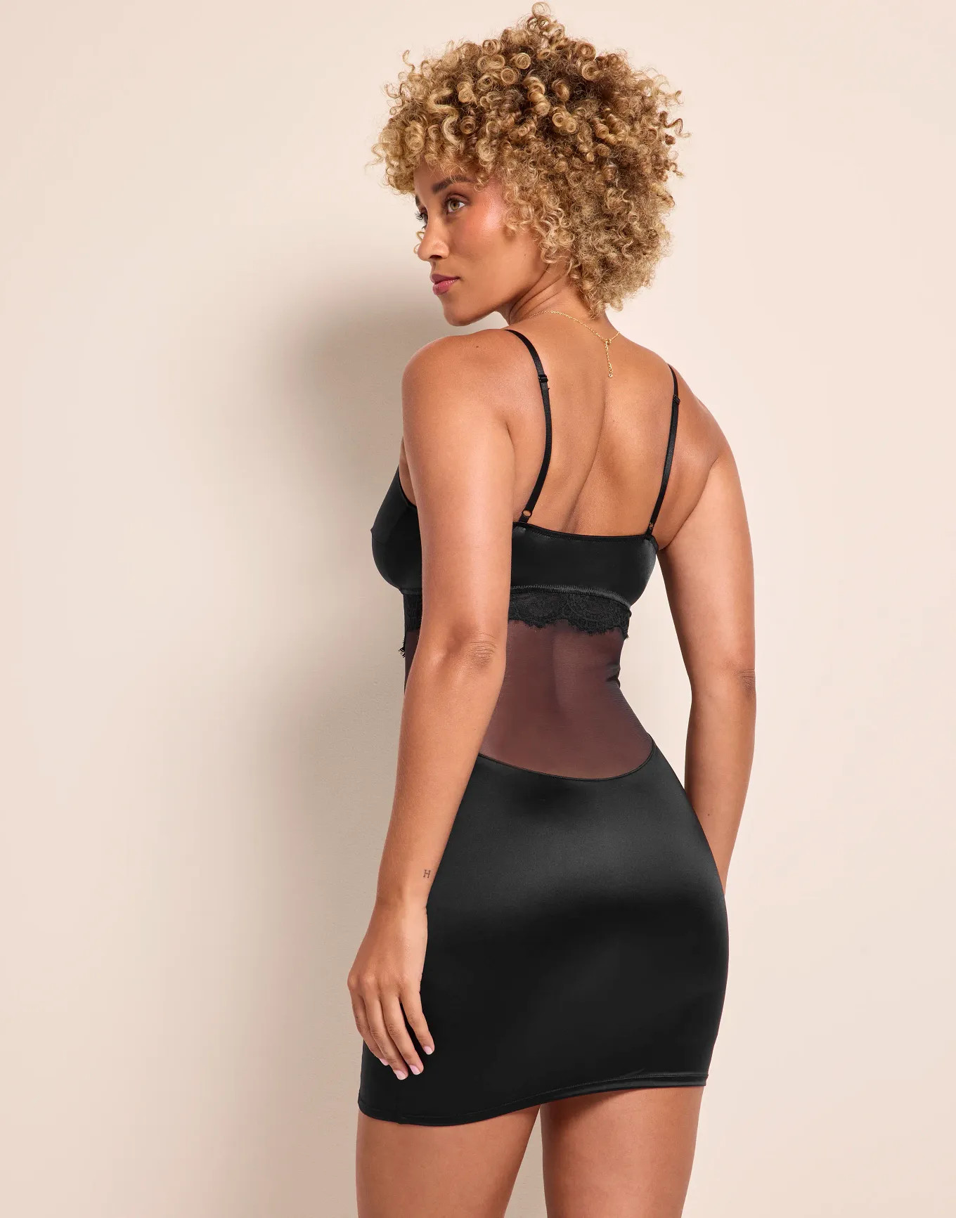 Elvira Black Slip, XS-4X | Adore Me | Adore Me