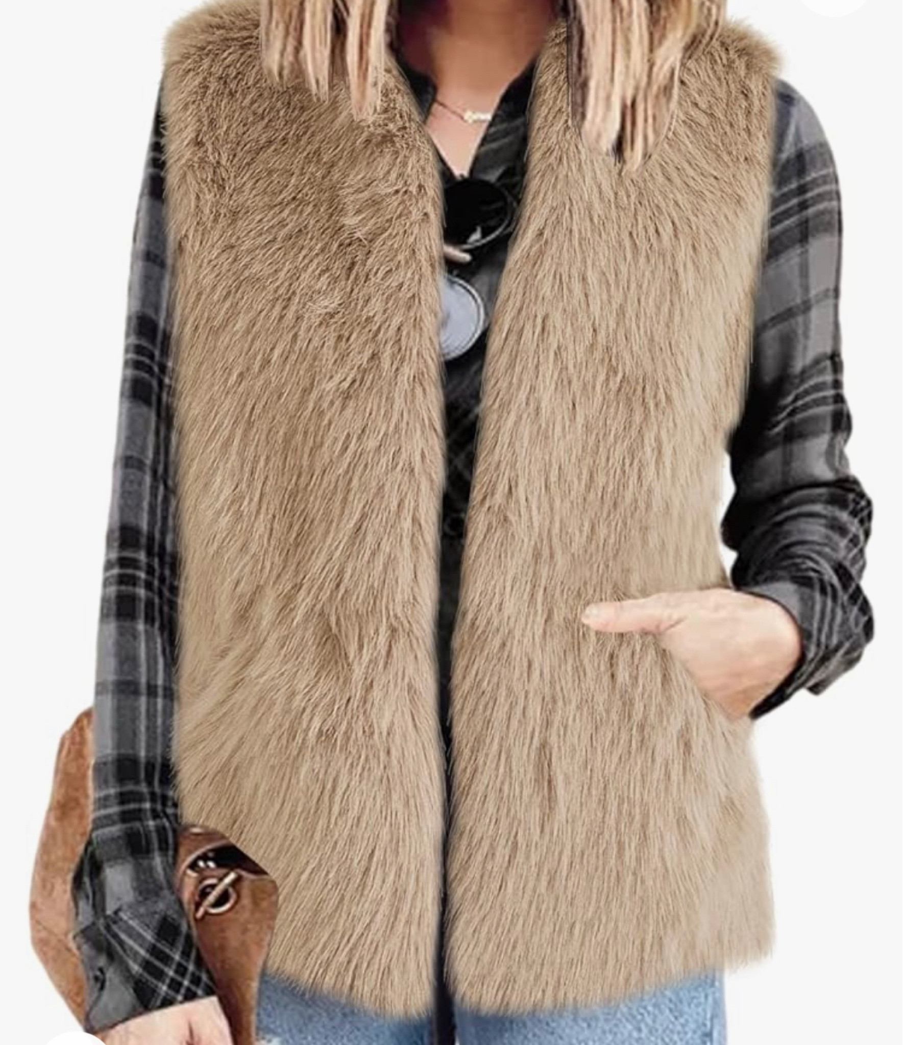 Gorgeous khaki faux fur vest. They’re back!!!

#LTKhome #LTKstyletip